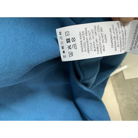 PUMA Blue Men's Hoodie with Logo - Picture 8 of 8